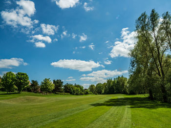 Empty golf course 