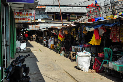 People in market