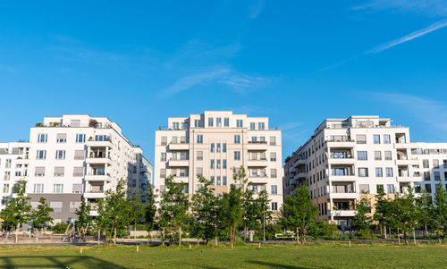 Modern housing area seen in berlin, germany