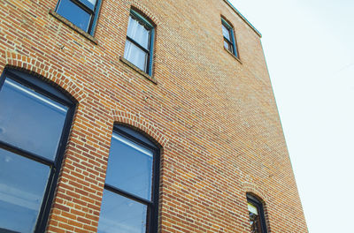 Low angle view of building against sky