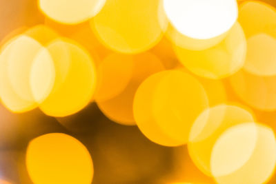 Full frame shot of yellow lights