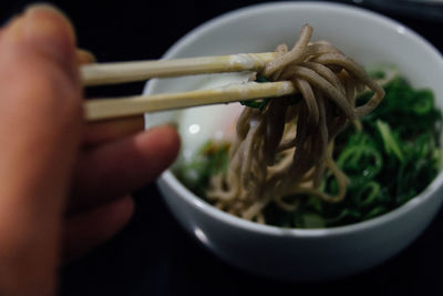 Close-up of cropped bowl