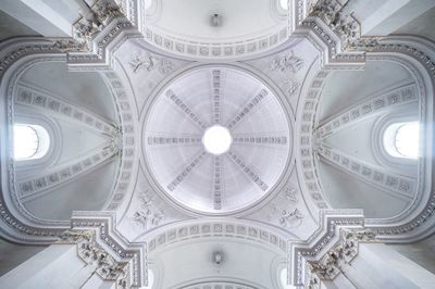 Low angle view of ceiling