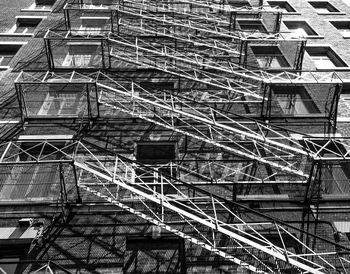 Low angle view of building under construction