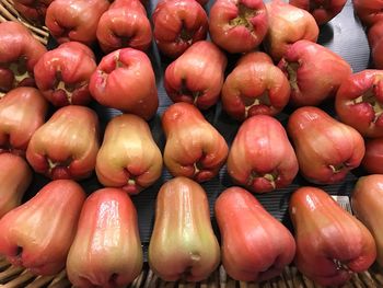 Tomatoes for sale at market stall