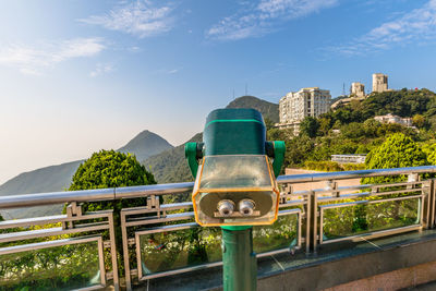 Scenic view of mountain against sky