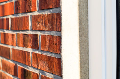 Close-up of brick wall