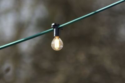 Close-up of light bulb