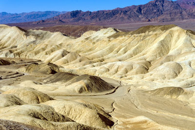 Scenic view of desert against sky