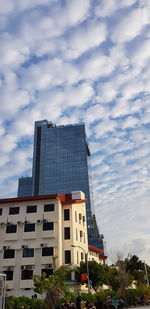 Low angle view of building against sky