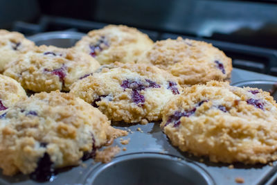 Close-up of dessert in plate