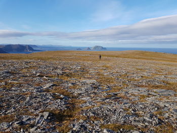 Scenic view of landscape against sky