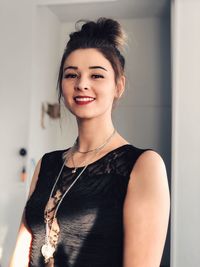 Portrait of a smiling young woman