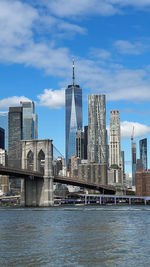 View of city at waterfront