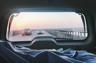 Interior of car