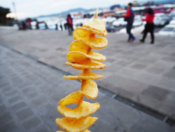 Tornado potato street snack, korea