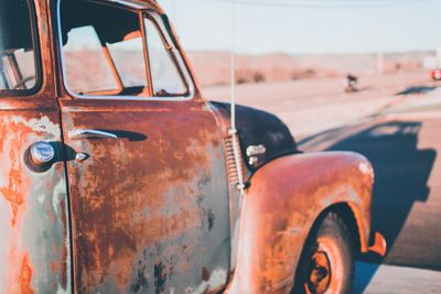 Old rusty car 