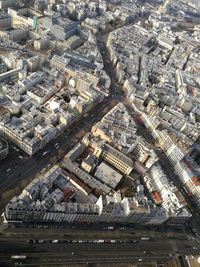 High angle view of cityscape