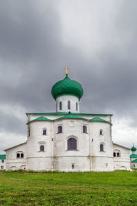 Alexander-svirsky monastery is orthodox monastery in the leningrad region, russia. trinity cathedral