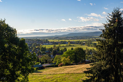 Scenic view of landscape against sky