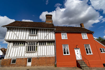 Low angle view of building against sky