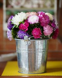 Close-up of flowers in vase