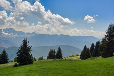 Scenic view of landscape against sky