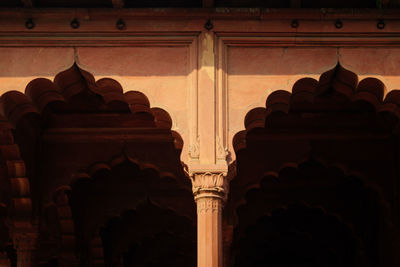 Low angle view of historical building