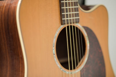 Close-up of guitar