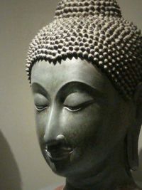 Close-up portrait of young woman