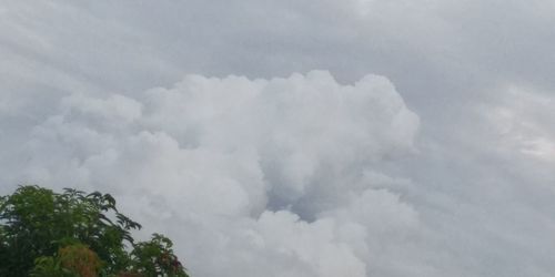 Low angle view of clouds in sky