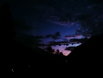 Low angle view of cloudy sky