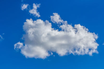 Low angle view of clouds in sky