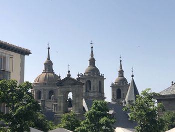 Historic building against clear sky