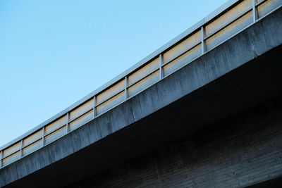 Low angle view of bridge against sky