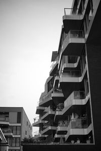 Low angle view of building against sky