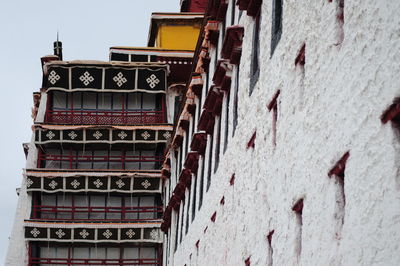 Low angle view of old building