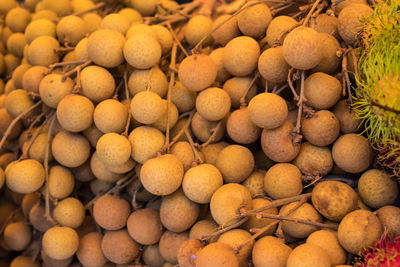 Full frame shot of fruits in market