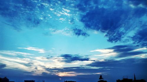 Low angle view of sky