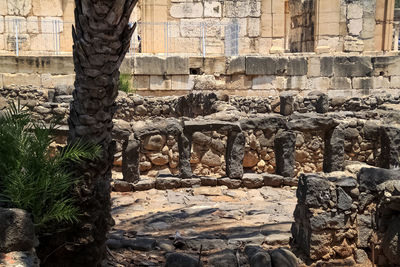 View of old ruin building