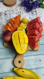 Fruits for glowing skin , delicious and healthy food