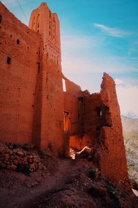 Old ruin against clear sky