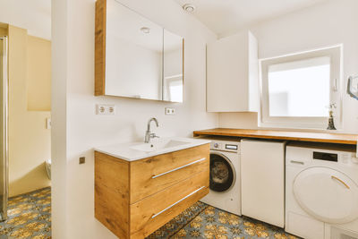 Interior of bathroom