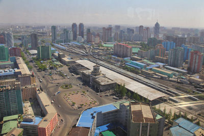 Aerial view of cityscape