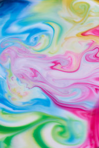 Full frame shot of multi colored art