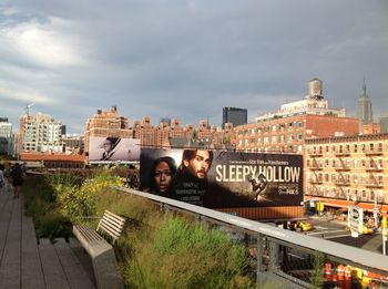 Portrait of cityscape against sky