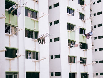 Full frame shot of residential building