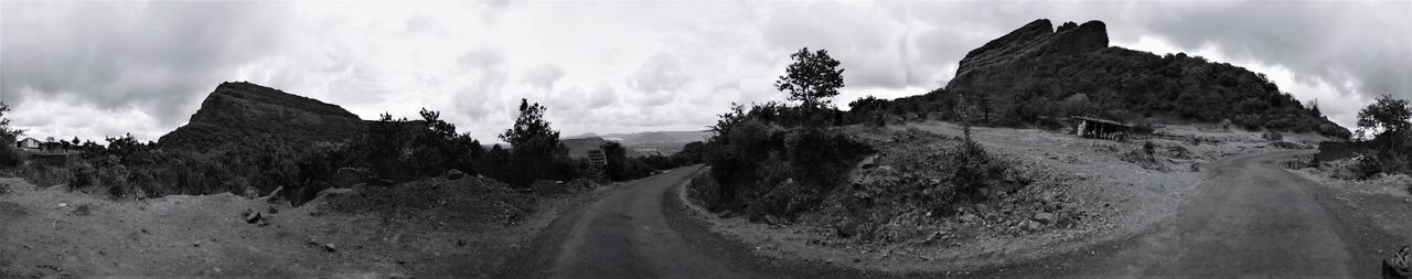 Panoramic view of landscape against sky