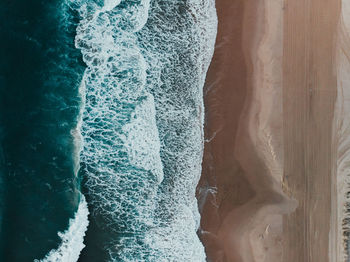 Full frame shot of rock in sea