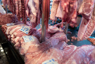 Vegetables for sale in market
